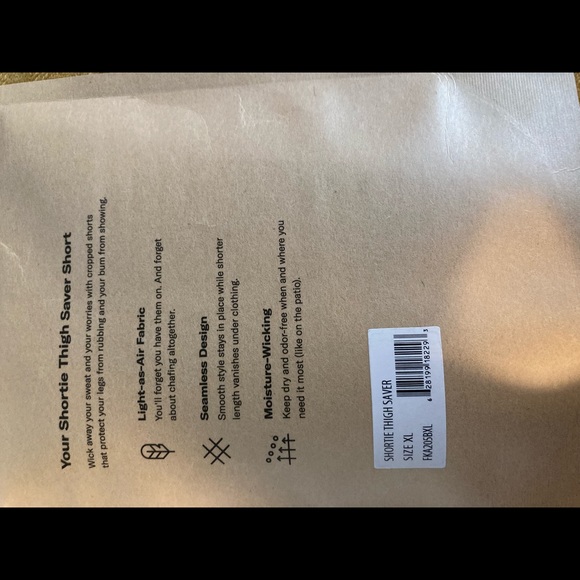 Knix Shortie Thigh Saver in black XL BNWT - Picture 3 of 8